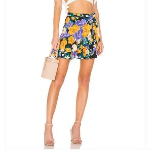 Tularosa Huntley Skirt in Lavender Floral - Small